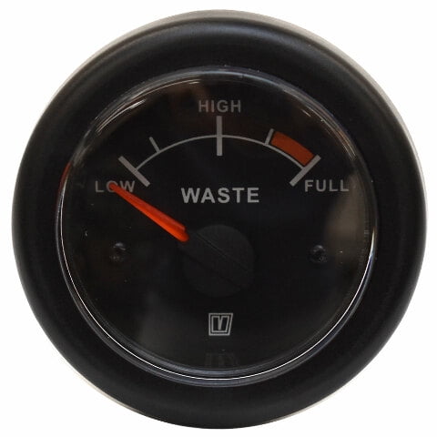 Vetus Boat Waste Level Gauge WASTB | Four Winns 2 Inch 12/24V Black