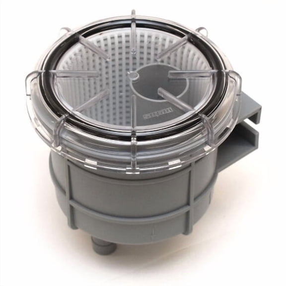Vetus Boat Water Strainer FTR140/13 | 1/2 Inch Gray/Clear
