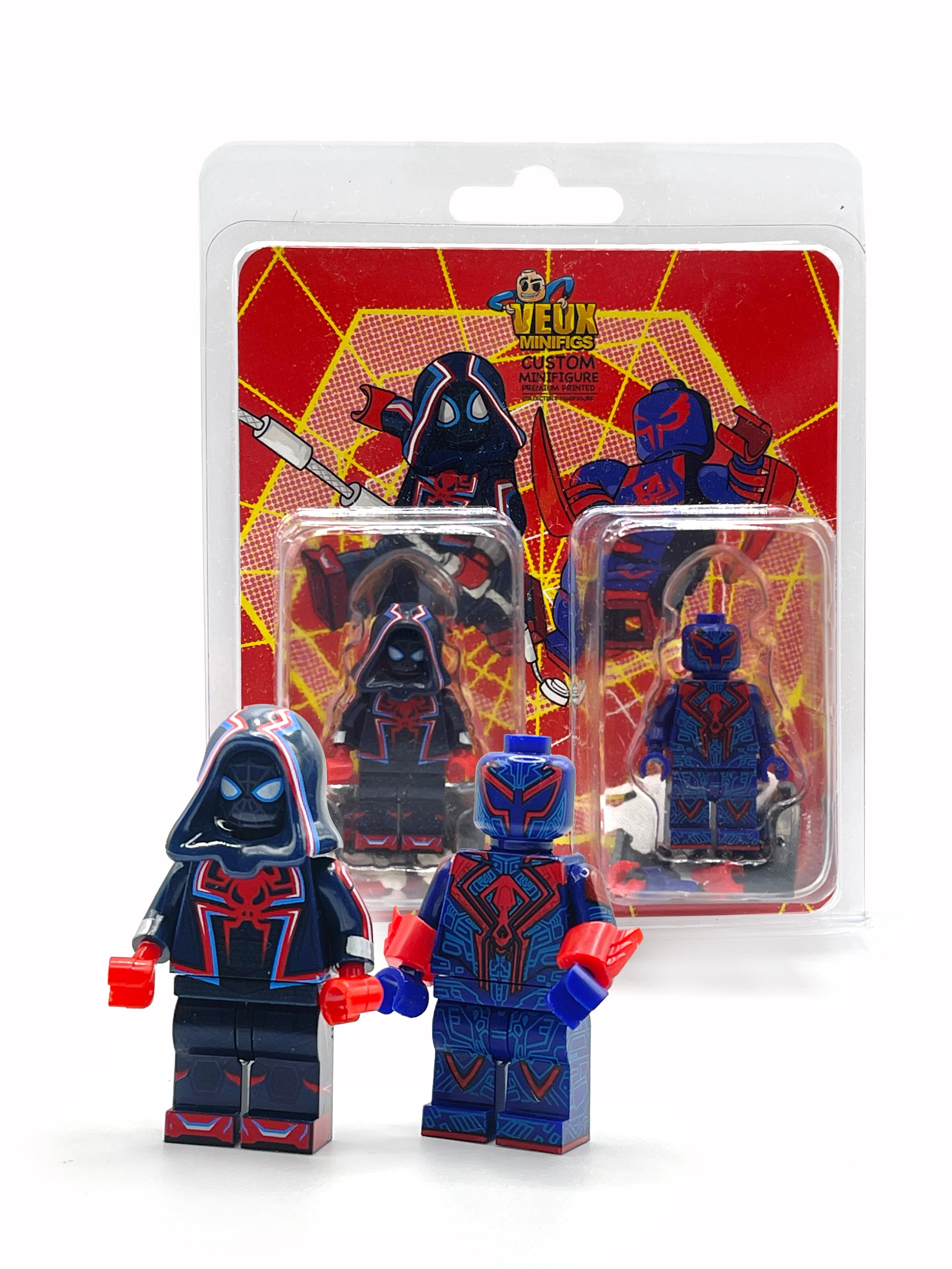 Marvel's Spider Lego Miles Morales Custom Spiderman Into The