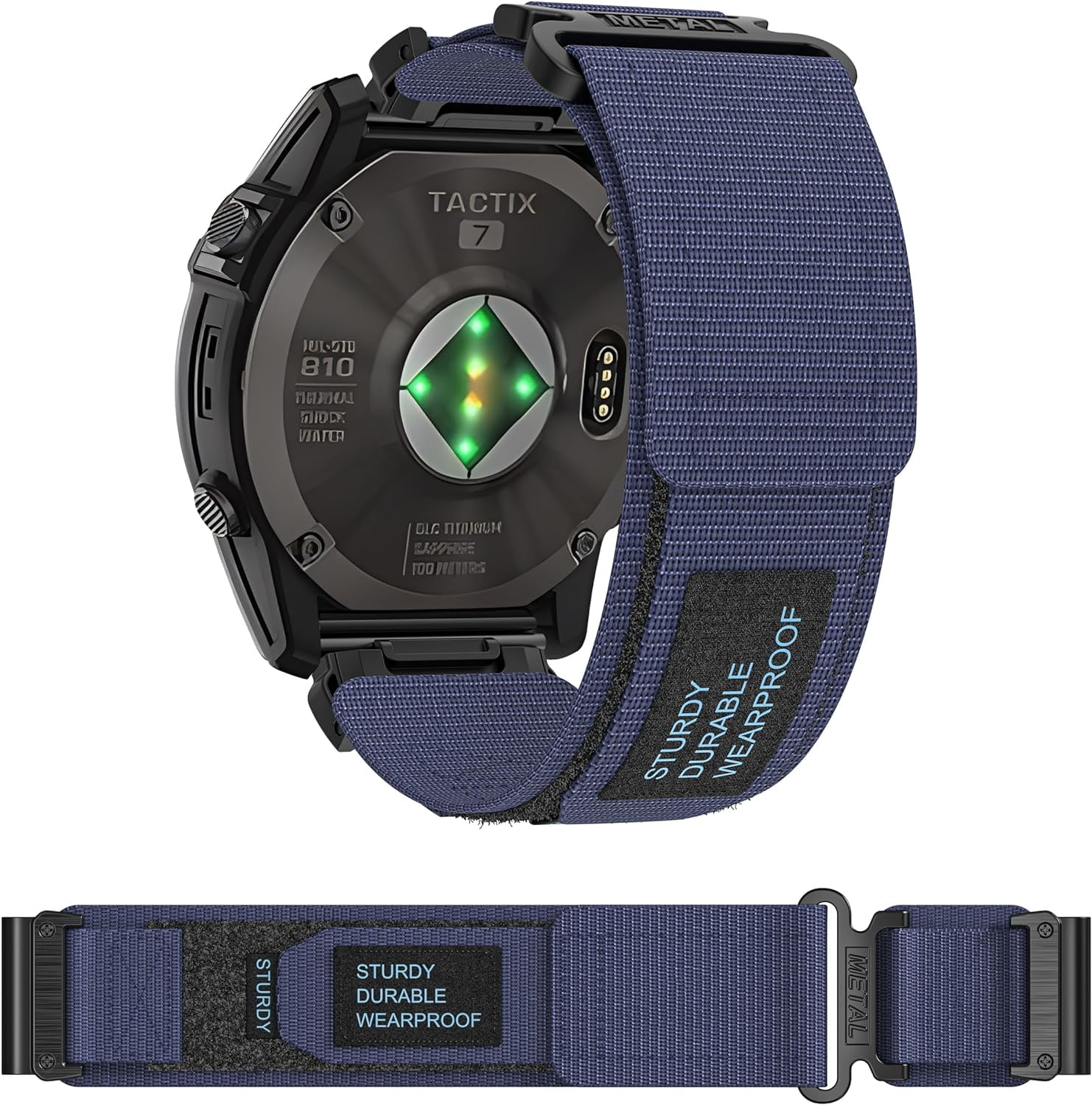 VeveXiao 26mm Quick Fit Luxury Designer Rugged Nylon Band For