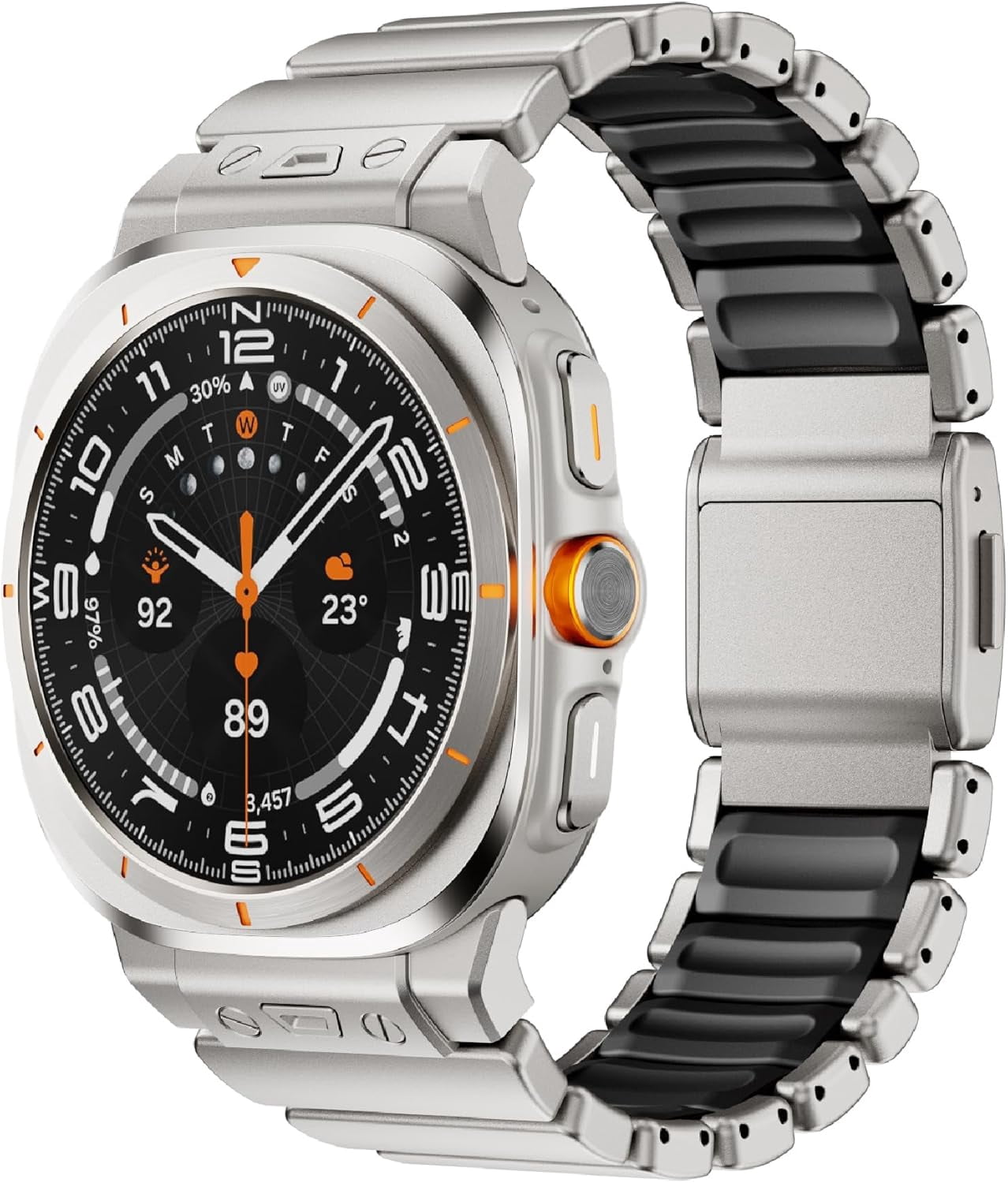 VeveXiao Rugged Full Titanium with Silicone Band for Samsung Galaxy ...