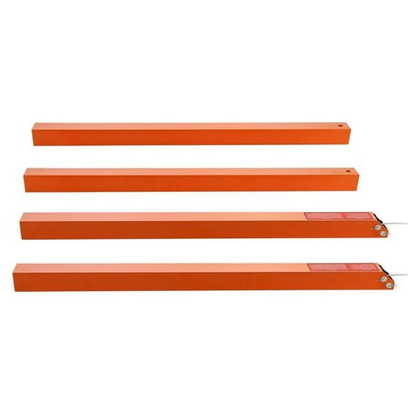 Vevor SBKCWMSJXTJSHQYWHV0 2-Sided Trailer Tailgate Lift Assist Compatible with Open Utility Trailer Tailgate & Ramp with 10 to 24 in. Heights Side Rail & 4 to 6 ft. Tail Gate or Ramp - 360 lbs