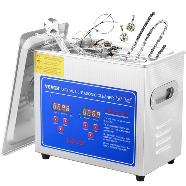 DOBA Vevor JPS-20ACSBQXJ0001V1 3 Liter Ultrasonic Cleaner with Digital Timer & Heater