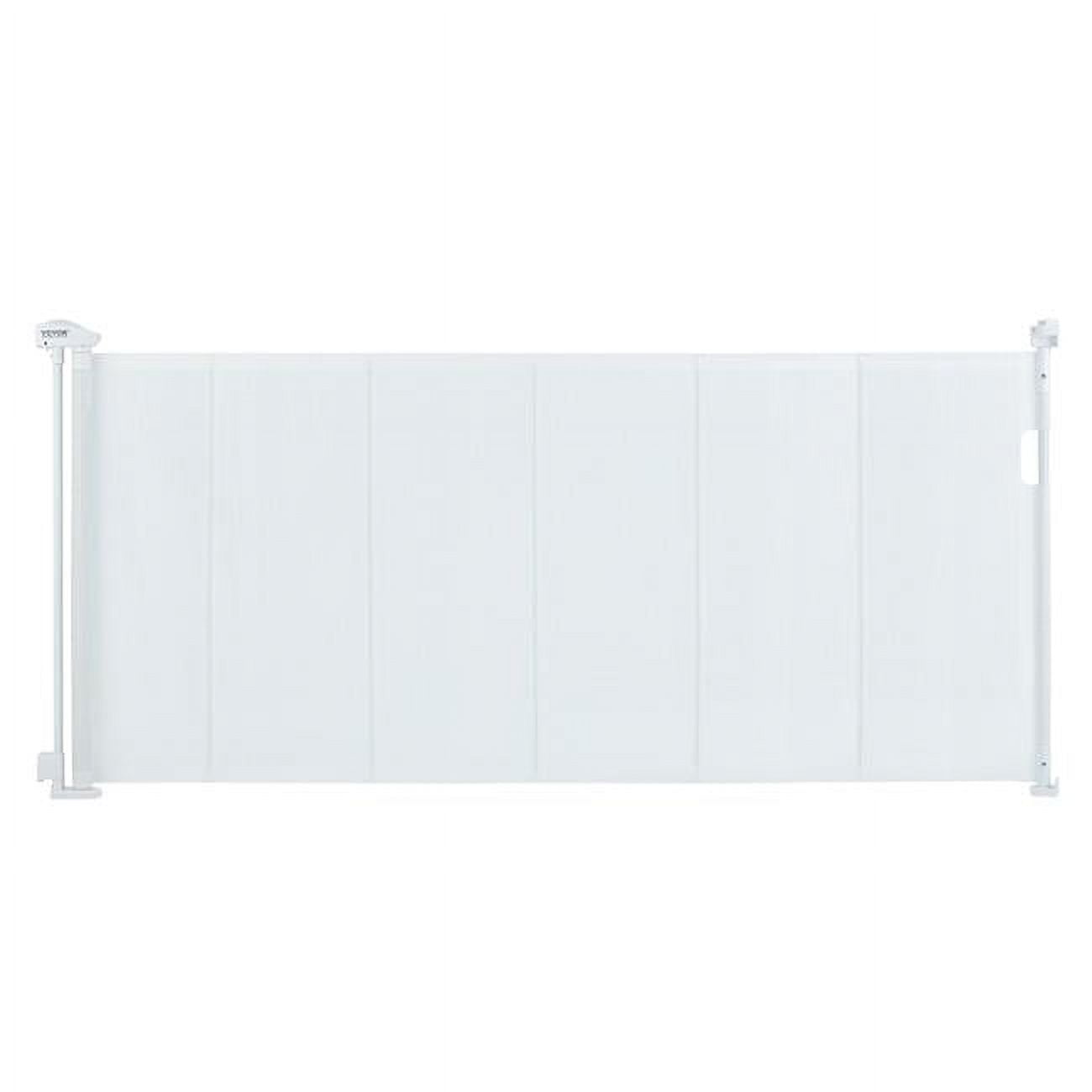 Vevor 34.2 in. Retractable Baby Gate, Tall Mesh Baby Gate, Extends up to 76.8 in. Wide