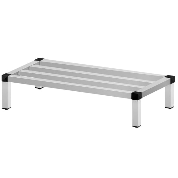 Vevor 48''x20''x8'' Aluminum Dunnage Rack Commercial Floor Food Shelf 1500lbs