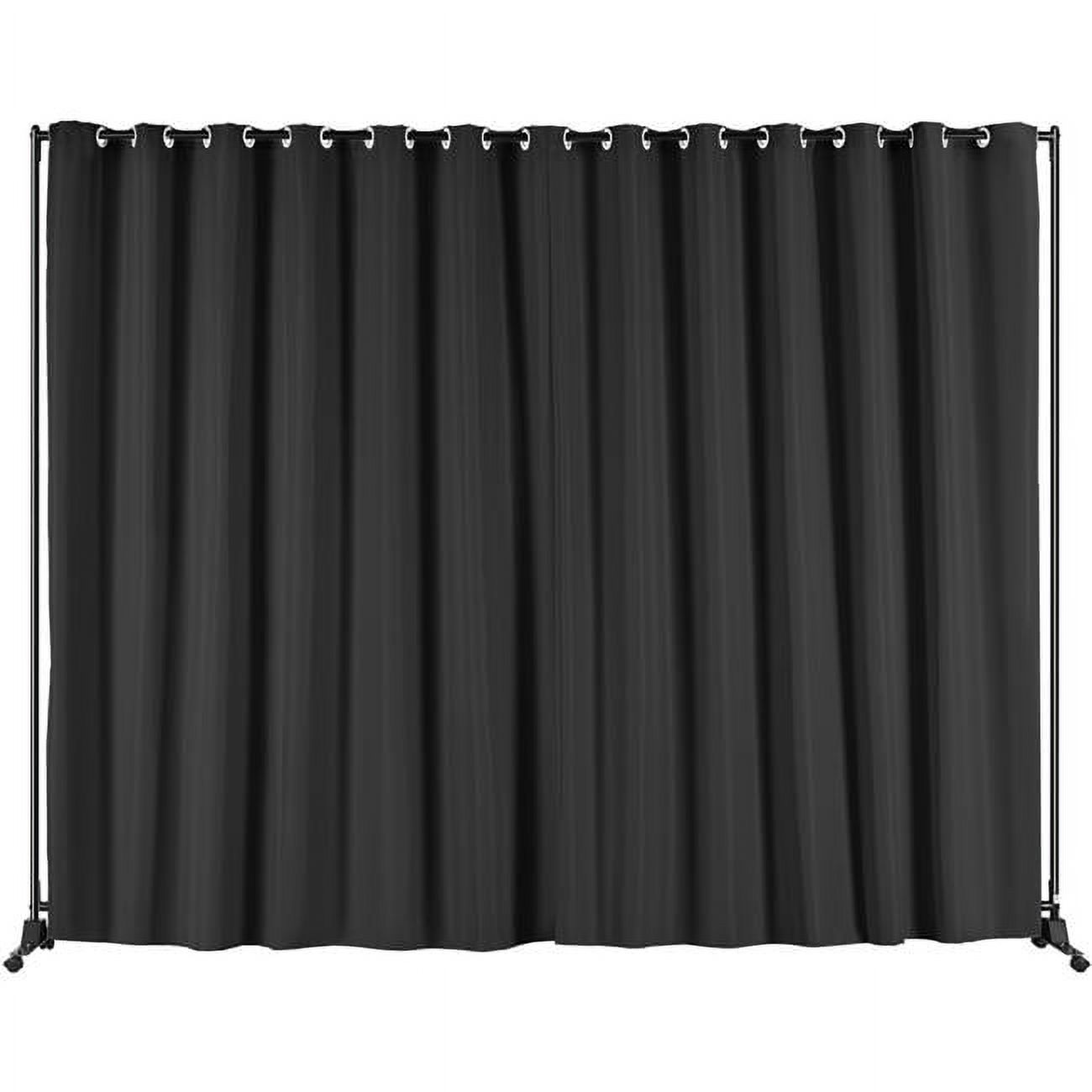 Vevor Room Divider, 8 x 10 ft. Portable Panel Room Divider with Wheels