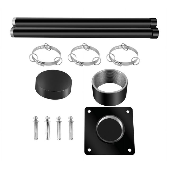 Vevor Sun Shade Post Sail Pole 85" Shade Sail Post 3" Diameter Steel