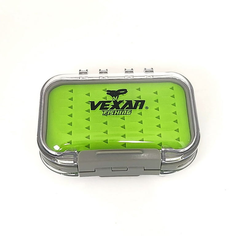 Vexan Double-Sided Mini Ice Fishing Jig Box with Silicone Insert for  Bluegills, Crappie, Jumbo Perch, Pike, Walleye, and More! 