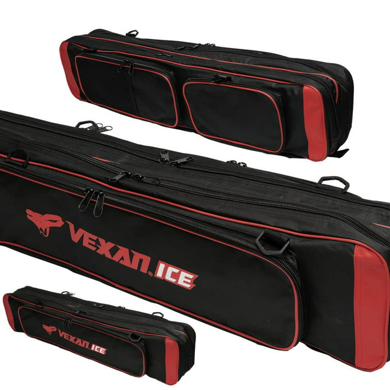 Vexan Ice Fishing Rod & Tackle Bag 36 (Red) 
