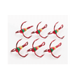 thumbnail image 1 of Vexan Size 6 Red Crystal Reaper Trebble Hook 6PK, 1 of 3