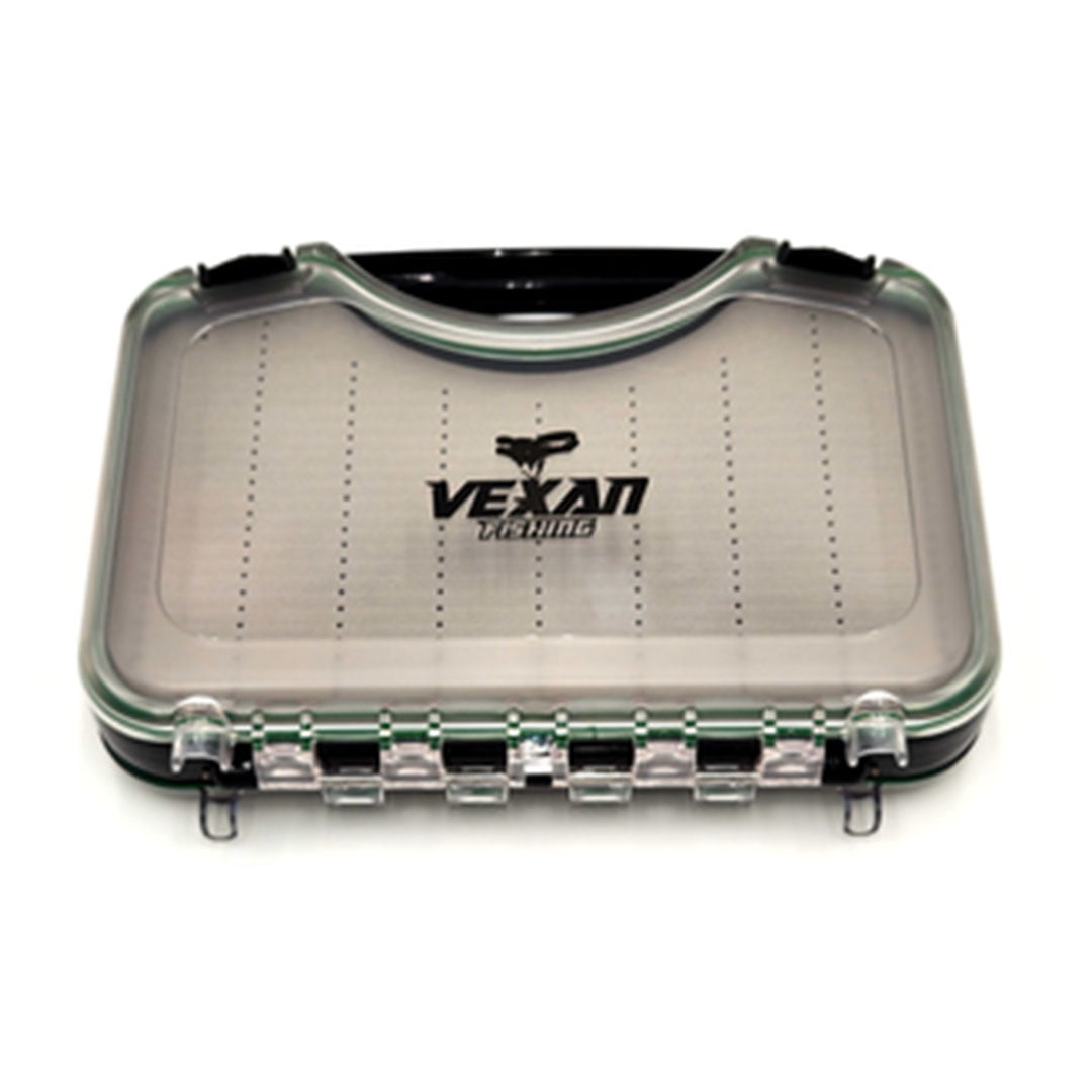 Vexan Suitcase Double-Sided Ice Fishing Jig Box with Foam Insert