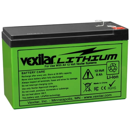 Vexilar 12V Lithium Ion Battery | Bundle of 2