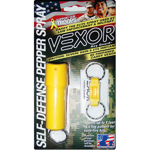 Vexor Key Guard Pepper Spray, 1/2 Oz, Su