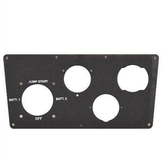 Vexus Boat Blank Battery Switch Panel 7202016 | 10 1/4 x 4 7/8 Inch Aluminum