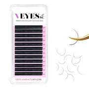Veyes Inc 0.03mm D Curl Individual Eyelash Extensions 8-20mm Veyelash Lashes