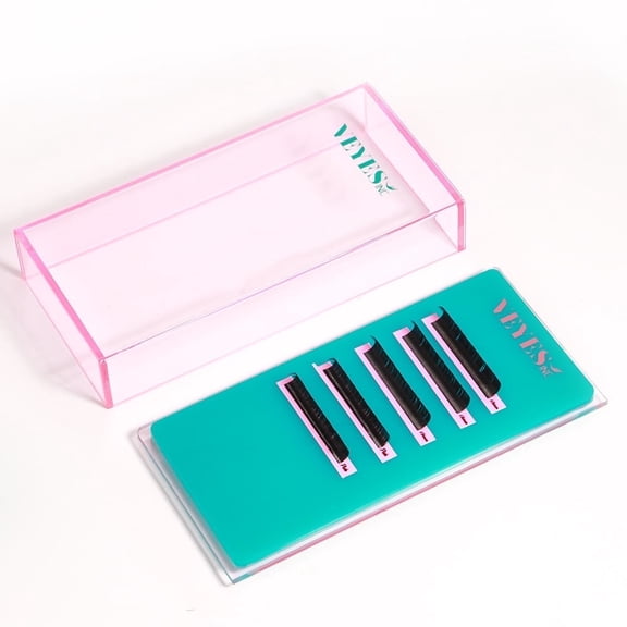 Veyes Inc Acrylic Eyelash Extensions Makeup Organizer with Compartments