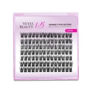 Veyesbeauty Lash Cluster Dreamy Eyelash Extension 12mm Natural Reusable Lightweight Lash Clusters