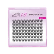 Veyesbeauty Luxebold Eyelash Extension Lash Cluster 12mm Natural Reusable Lightweight Lash Clusters