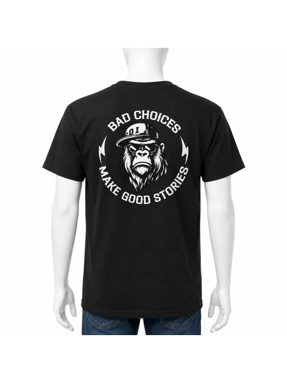 Ape Graphic Statement, Unisex Classic Fit Cotton Tee