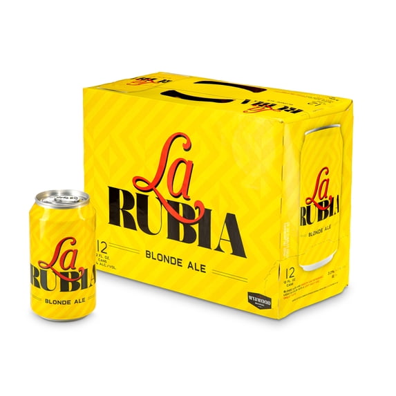 Veza Sur La Rubia Blonde Ale Craft, 12 pack 12 fl oz Aluminum Cans, 5% ABV