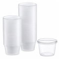 thumbnail image 1 of Vezee 16oz Lightweight Deli Containers with Lids Disposable BPA-Free Food Storage Cups (50 Sets), 1 of 9