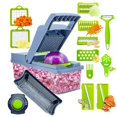 Vezyturly Vegetable Chopper,Multifunctional 15 in 1 Pro Mandolines Food