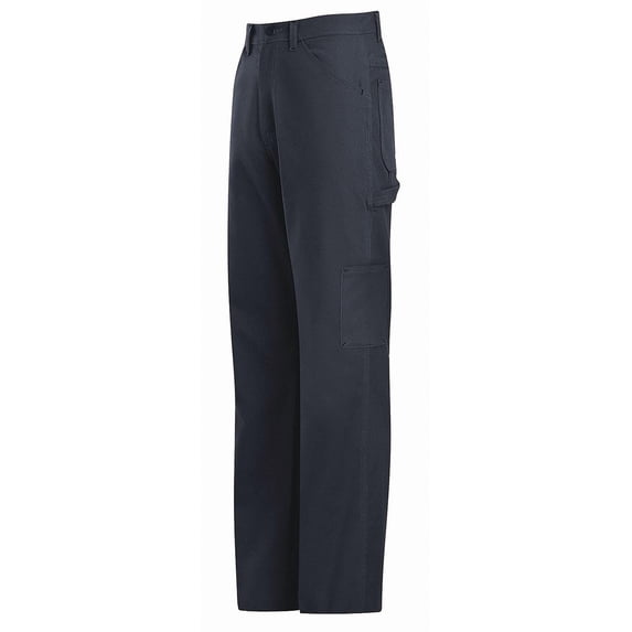 Bulwark PLJ8NV-34-32 Mens Midweight FR Dungaree Pant, Navy Duck - Size 34 - 32 in. Inseam