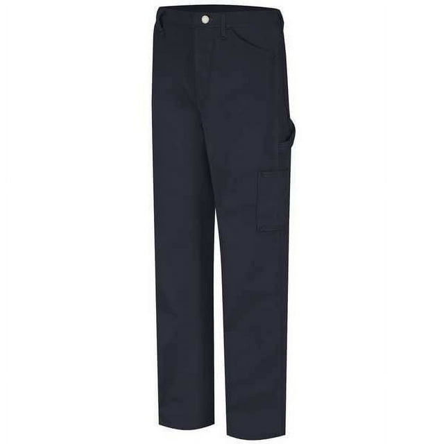 Bulwark PLJ8NV-38-30 Mens Midweight FR Dungaree Pant, Navy Duck - Size 38 - 30 in. Inseam