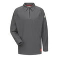 thumbnail image 1 of Bulwark Long Sleeve Polo QT12 Charcoal L, 1 of 4