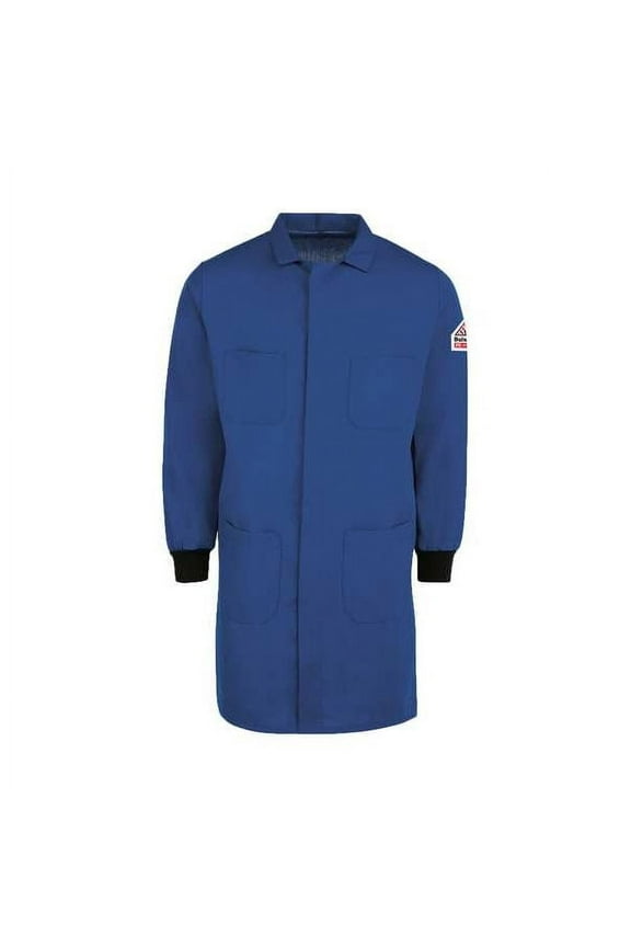 workrite uniform co workrite fr mens flame-resistant lab coat, blue, 3l, 3l nomex blue knc2rb 3l 0r