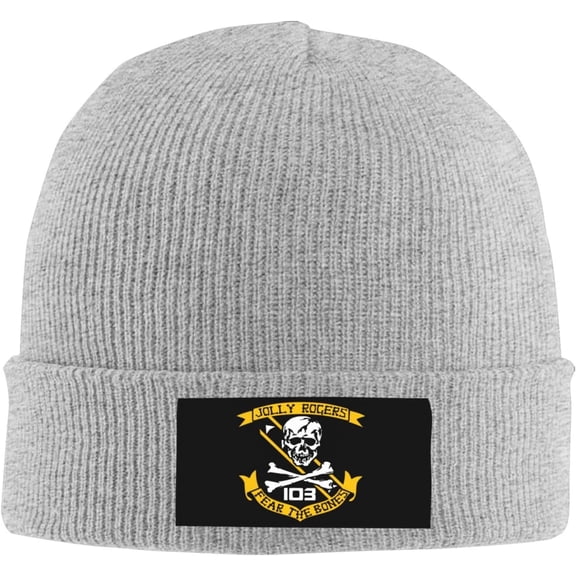 Vfa-103 Jolly Rogers Unisex Beanie for Men and Women Knit Hat Winter Warm Skull Cap