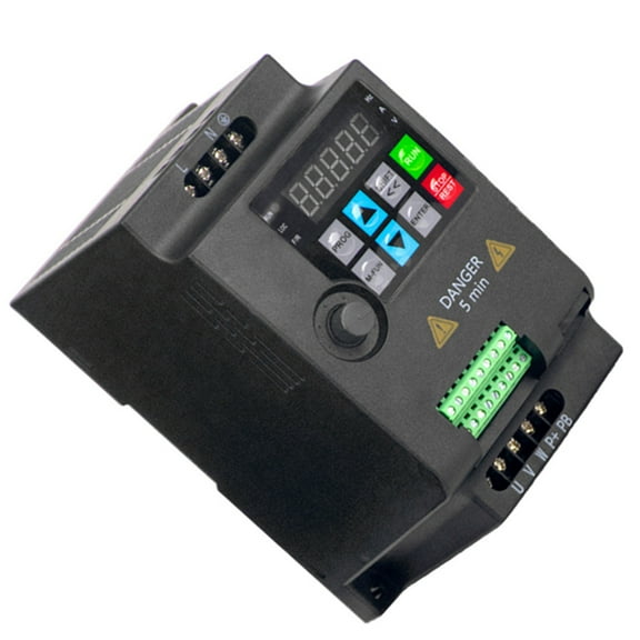 Vfd Single Phase AC220V Vector Inverter VFD Variable Frequency Converter For Stepless Motor Speed Control