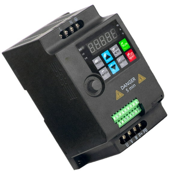 Vfd Single Phase AC220V Vector Inverter VFD Variable Frequency Converter For Stepless Motor Speed Control