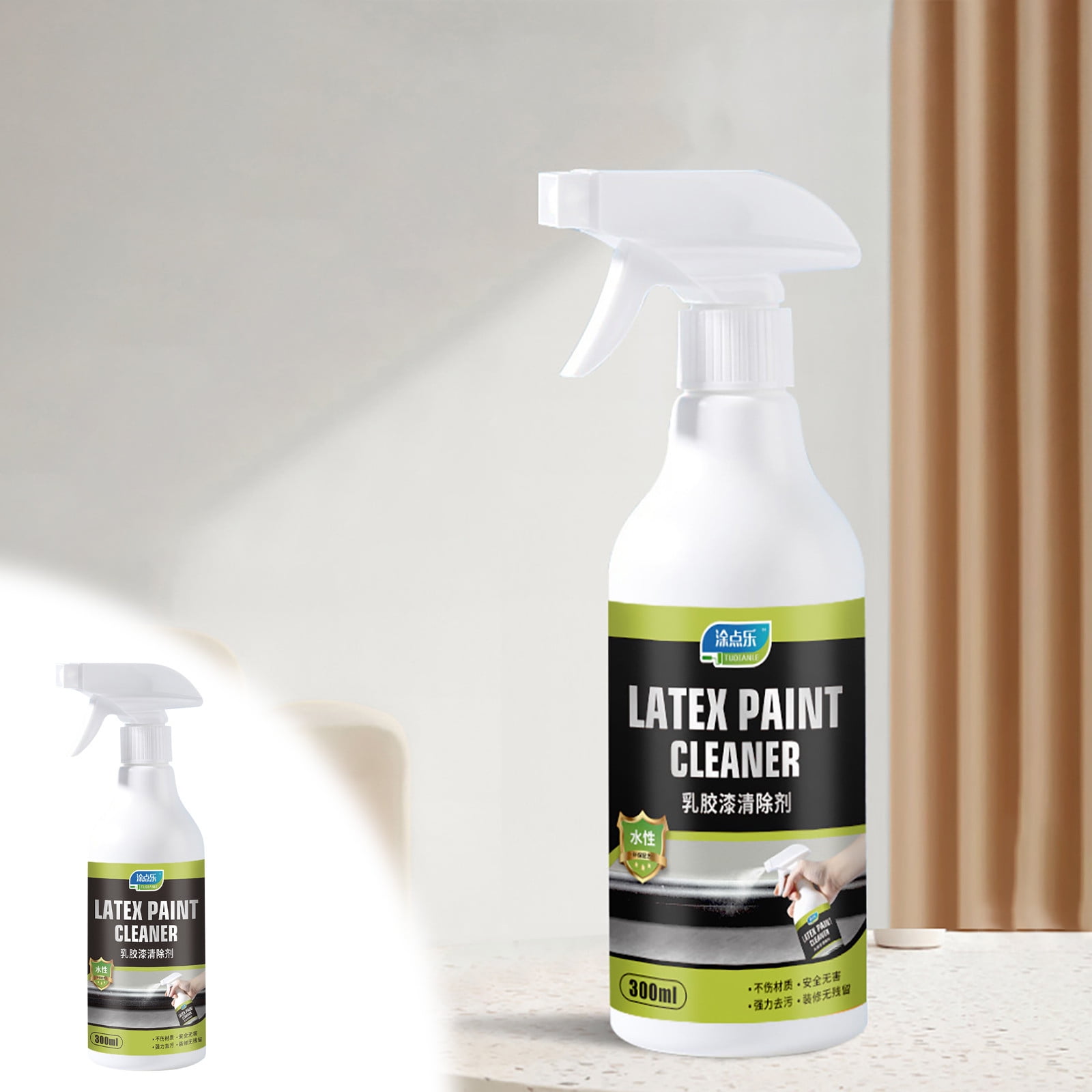 Vfedsrsge 10oz Paint Cleaner Tile Wax Remover, Tile Cleaning Powder for