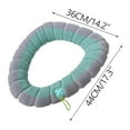 thumbnail image 1 of Vfedsrsge 2 Pack Winter Thickened Toilet Seat Cover - Washable Elastic Polyester Pad, Soft Warm, Fits Round/U-Shaped/Elongated Toilets, 1 of 5