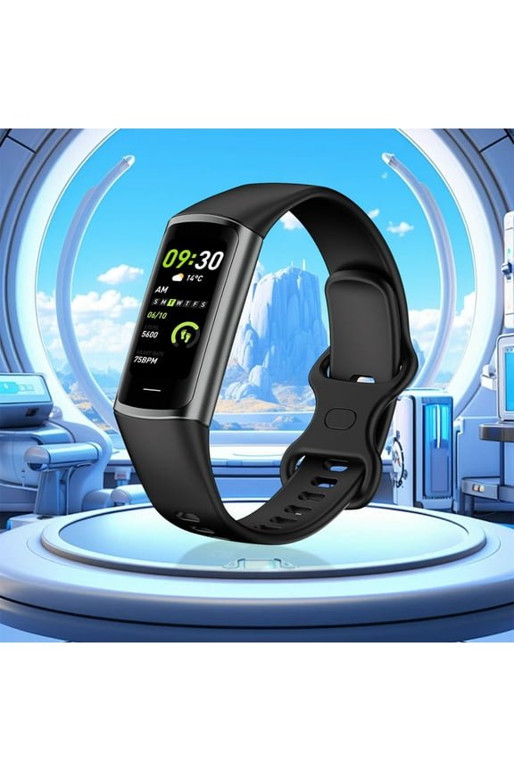 Advanced Health Sports Smartwatch Screen-off Display, Smart Watch Long Battery Life Waterproof Black