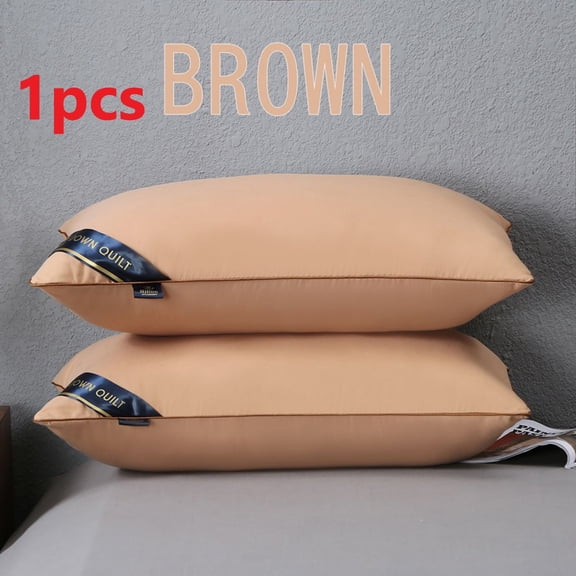 Vfedsrsge Cervical Neck Support Pillow, Ergonomic Contour Memory Foam Pillow for Side and Back Sleepers, 4 Colors Available
