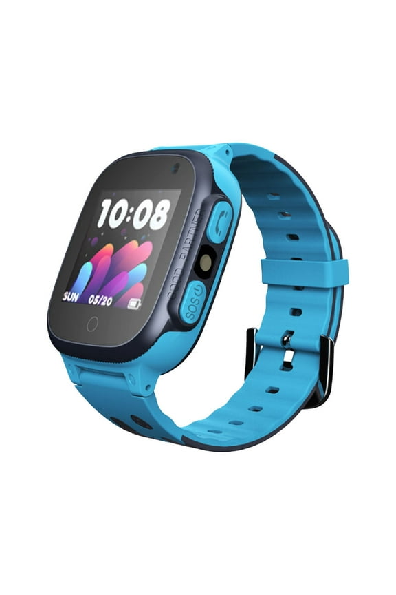 Children's Smart Watch, Intelligent Positioning High-definition Smartwatch Photo Alarm Clock Watch Blue