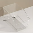 thumbnail image 1 of Vfedsrsge Clear Plastic Wheeled Storage Box - Large Capacity Multi-Purpose Organizer for Home, Bathroom, Kitchen, 1 of 6