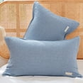 thumbnail image 1 of Vfedsrsge Cotton Pillow Cover Breathable Pillowcases with Button Closure Super Soft and Cooling，20x30in, 1 of 6