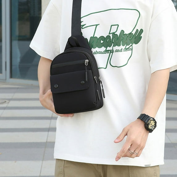 Vfedsrsge Crossbody Bags for Women, Men,Durable Shoulder Sling Bags Fanny Pack,Gifts Under 10 Dollars,Chest Bags with Compartments for Travel, Daily Activities, Sport