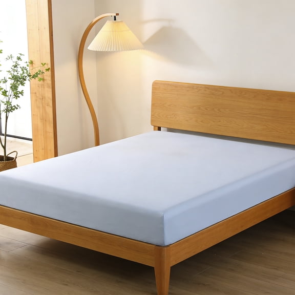 Vfedsrsge Full Size Fitted Sheet Deep Pocket Non Slip Stay in Place Soft Breathable Microfiber Wrinkle Free Machine Washable Bottom Sheet for Sleeping Naked, 78.74x59 Inch