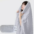thumbnail image 1 of Vfedsrsge Gray Coral Fleece Bath Towel - Extra Large, Absorbent, Soft Polyester for Bathroom, 1 of 6