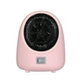 thumbnail image 1 of Vfedsrsge Mini Heater Home Desktop Heater, Hot Fan Fast Heating Pink, 1 of 7