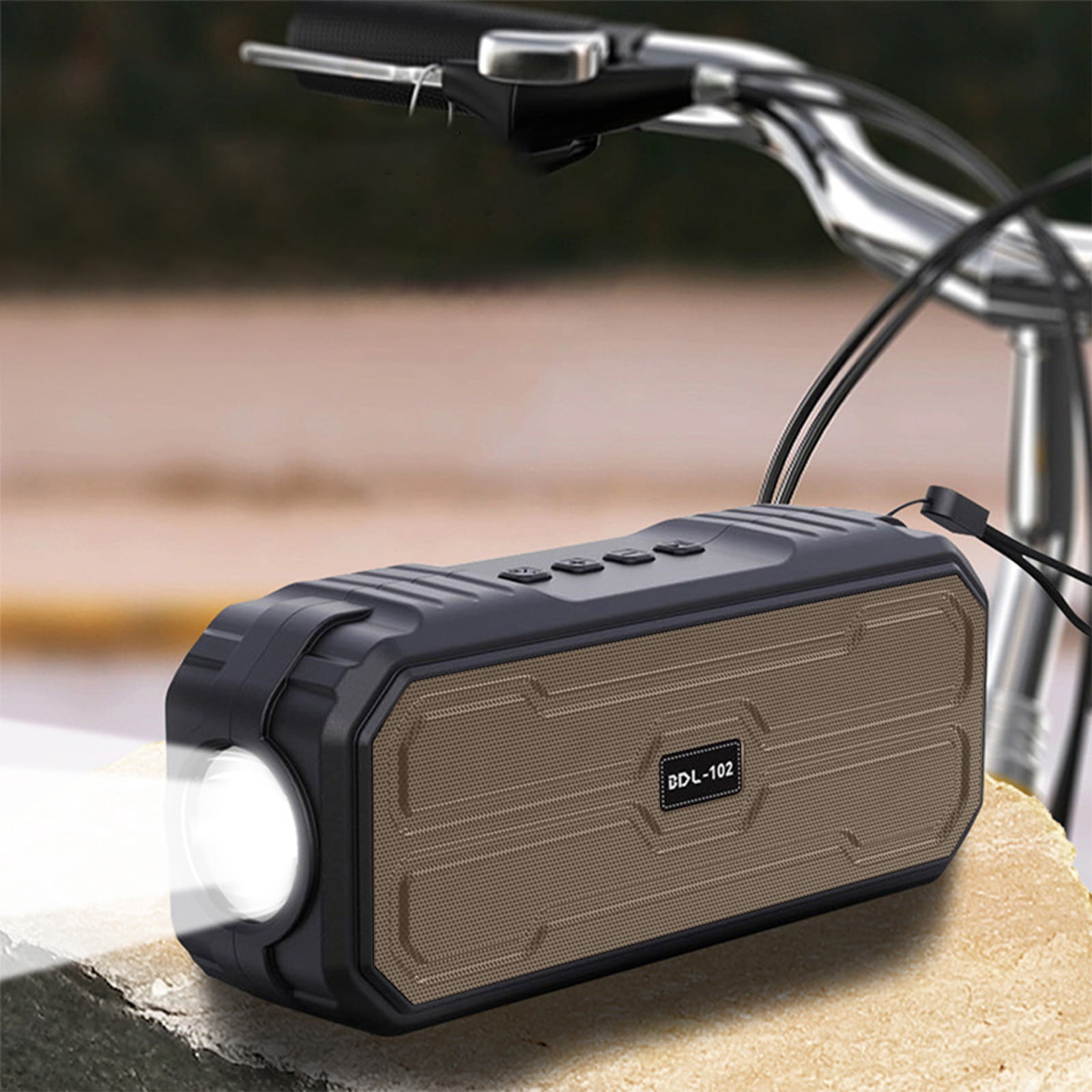 Vfedsrsge Portable Wireless Bluetooth Speaker Loudest,Solar Portable Outdoor with