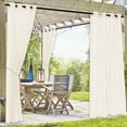thumbnail image 1 of Vfedsrsge Rose Waterproof Patio Curtain - Transparent Screen for Gazebo Pergola, Metal Grommets, UV Resistant, Easy to Clean, 83x51 Inch, 1 of 6