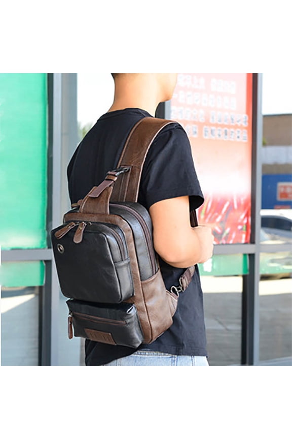 Sling Bags for Women, Men,Waterproof Shoulder Sling Bags Fanny Pack,Gifts Under 10 Dollars,Chest Bags with Compartments for Travel, Sport, Daily Activities, Black