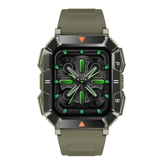 Vfedsrsge Smart Watch Full Screen, Smart Watches for Android IOS Phones, Smart Fitness Watch for Women Men Green