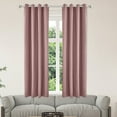 thumbnail image 1 of Vfedsrsge Thermal Blackout Grommet Curtain Panel, 42” x 63”, 102% Polyester Noise Reducing Drape, 1 of 4