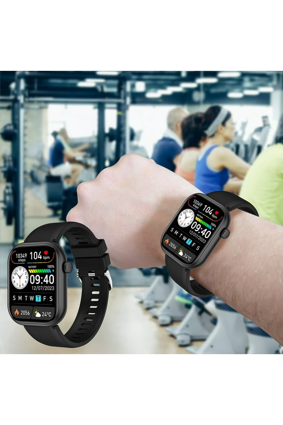 Ultra Clear Screen Smartwatches Call Reminder, Bluetooth Music Low Power Consumption Sports Mode Smartwatch Black